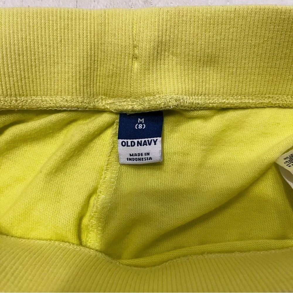 Old Navy Yellow Textured Skater Skirt